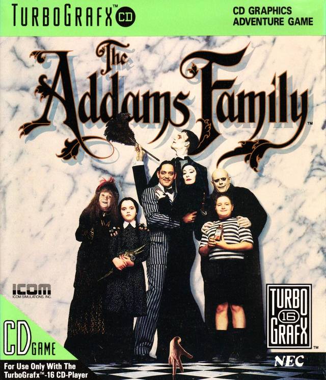 The Addams Family [Super CD] (TurboGrafx-16) (ONLINE ORDER ONLY)