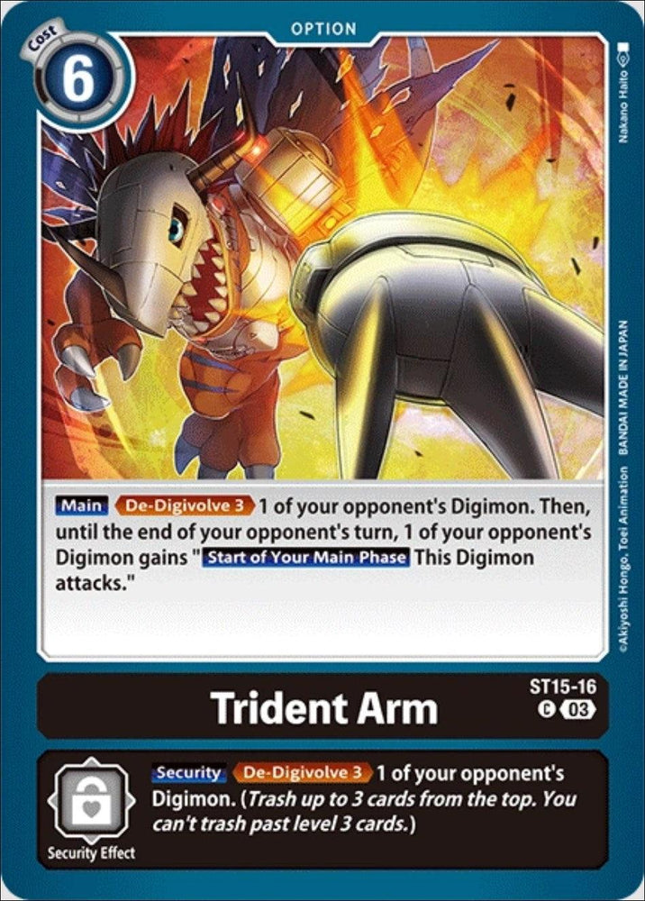 Trident Arm [ST15-16] [Starter Deck: Dragon of Courage] (ONLINE ORDER ONLY)