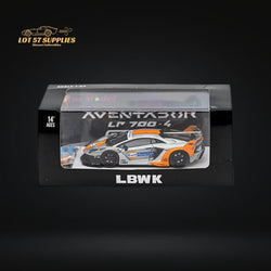 Star Model 1:64 Lamborghini Aventador LBWK LP700-4 GT EVO Gulf Raw With Figure 1:64 Limited to 499 Pcs (ONLINE ORDER ONLY)