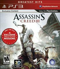 Assassin's Creed III [Greatest Hits] - Playstation 3 (ONLINE ORDER ONLY)