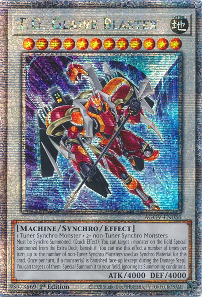 T.G. Glaive Blaster (Quarter Century Secret Rare) [AGOV-EN036] Quarter Century Secret Rare (ONLINE ORDER ONLY)