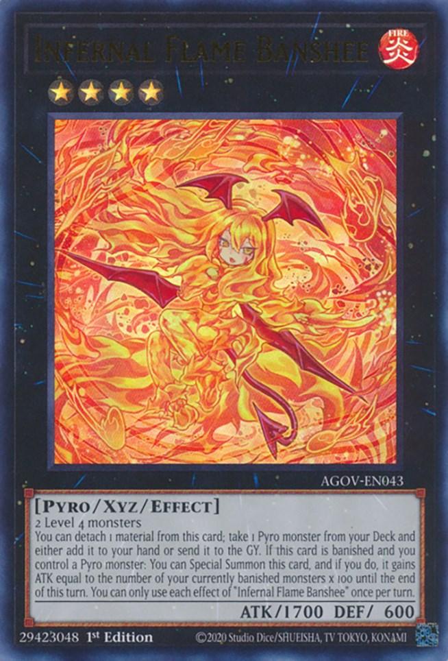 Infernal Flame Banshee [AGOV-EN043] Ultra Rare (ONLINE ORDER ONLY)