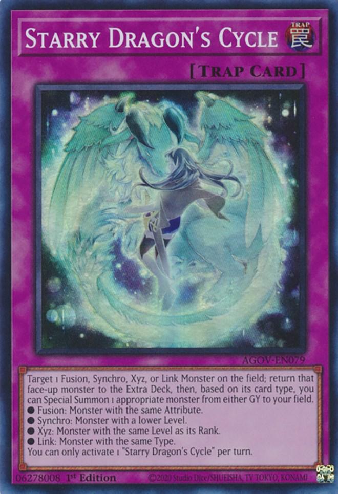 Starry Dragon's Cycle [AGOV-EN079] Super Rare (ONLINE ORDER ONLY)