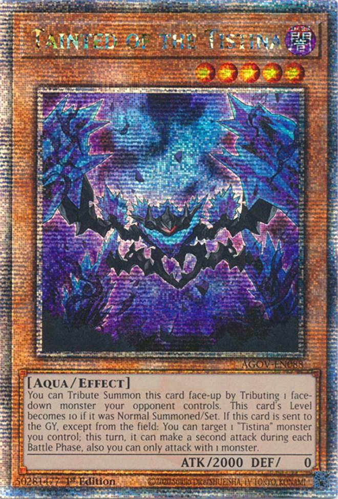 Tainted of the Tistina (Quarter Century Secret Rare) [AGOV-EN088] Quarter Century Secret Rare (ONLINE ORDER ONLY)