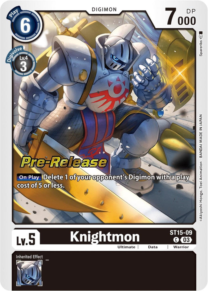 Knightmon [ST15-09] [Starter Deck: Dragon of Courage Pre-Release Cards] (ONLINE ORDER ONLY)