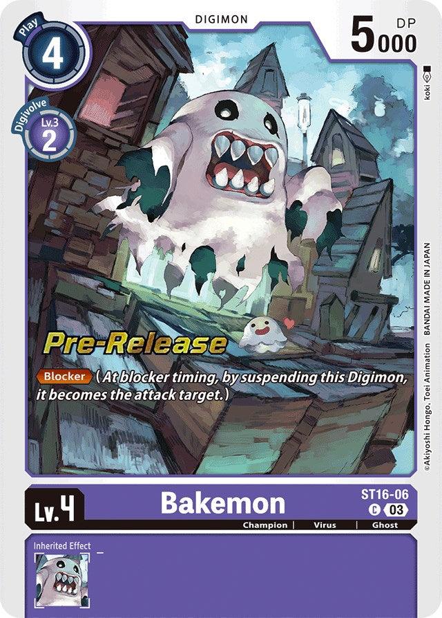 Bakemon [ST16-06] [Starter Deck: Wolf of Friendship Pre-Release Cards] (ONLINE ORDER ONLY)