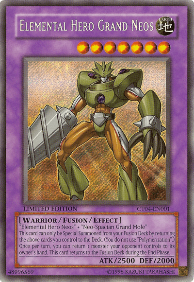 Elemental Hero Grand Neos [CT04-EN001] Secret Rare (ONLINE ORDER ONLY)
