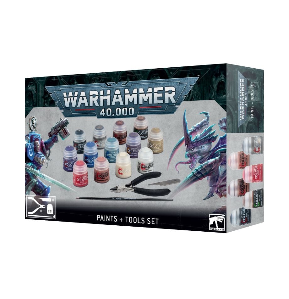 Warhammer 40,000: Paints + Tools Set - Anime Imports LLC