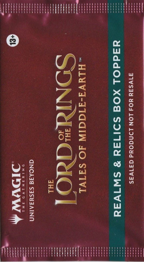 The Lord of the Rings: Tales of Middle-earth - Realms & Relics Box Topper Pack (Online Order Only)