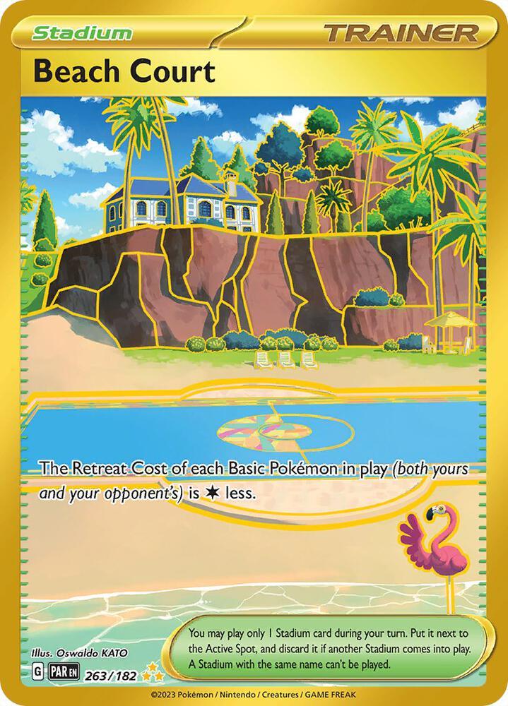 Beach Court (263/182) [Scarlet & Violet: Paradox Rift] (Online Only)