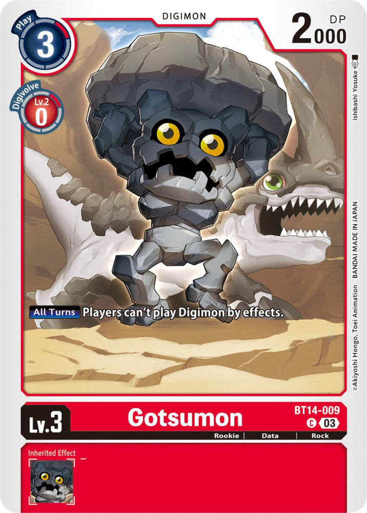Gotsumon [BT14-009] [Blast Ace] (ONLINE ORDER ONLY)