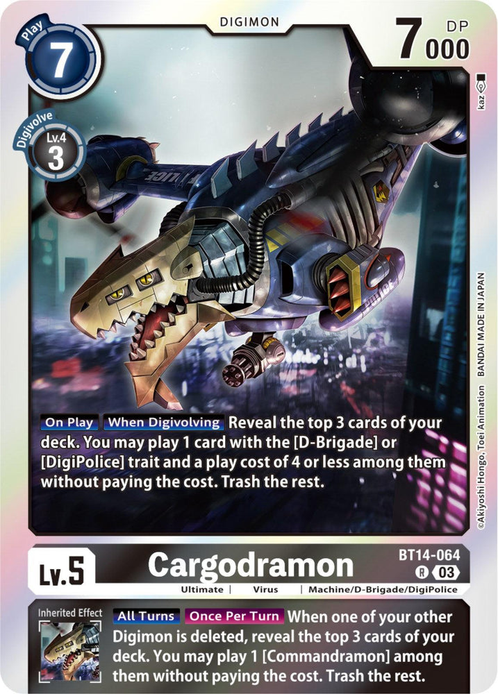 Cargodramon [BT14-064] [Blast Ace] (ONLINE ORDER ONLY)