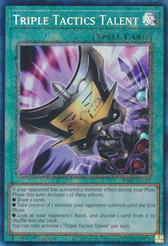 Triple Tactics Talent [RA01-EN063] Prismatic Collector's Rare (ONLINE ORDER ONLY)