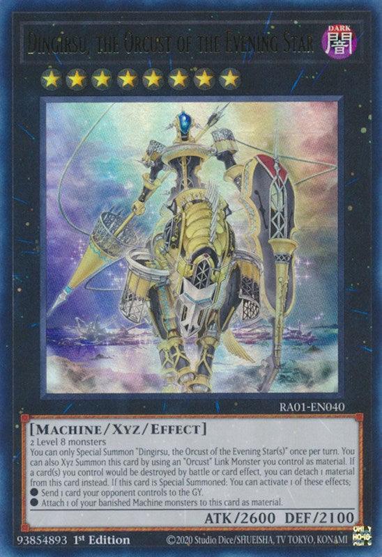 Dingirsu, the Orcust of the Evening Star [RA01-EN040] Ultra Rare (ONLINE ORDER ONLY)