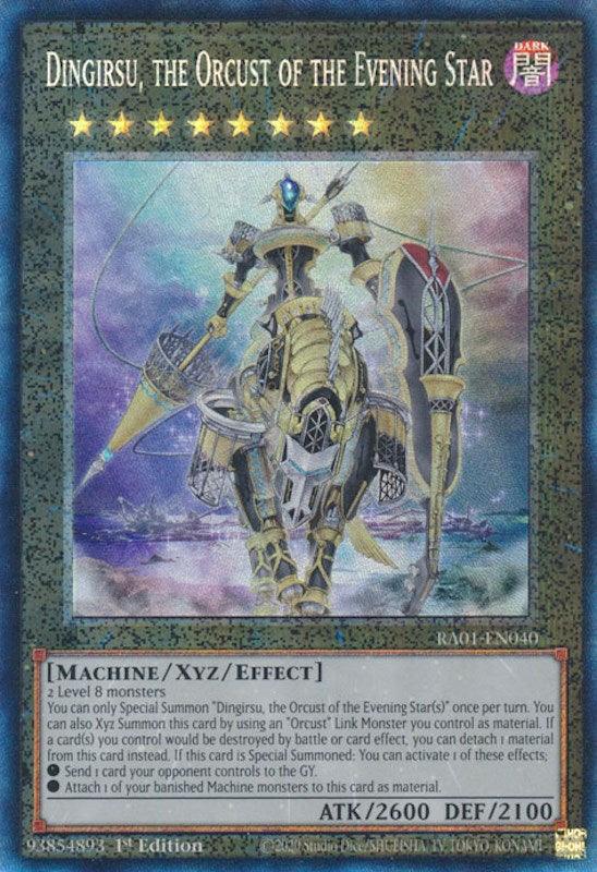 Dingirsu, the Orcust of the Evening Star [RA01-EN040] Prismatic Collector's Rare (ONLINE ORDER ONLY)