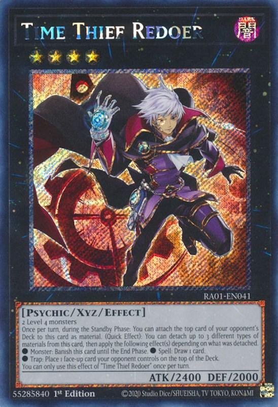Time Thief Redoer [RA01-EN041] Platinum Secret Rare (ONLINE ORDER ONLY)