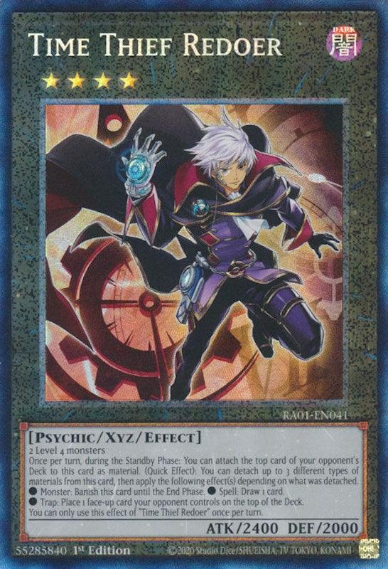 Time Thief Redoer [RA01-EN041] Prismatic Collector's Rare (ONLINE ORDER ONLY)
