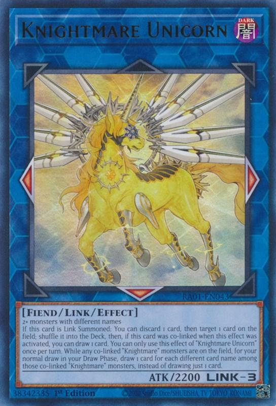 Knightmare Unicorn [RA01-EN043] Ultra Rare (ONLINE ORDER ONLY)