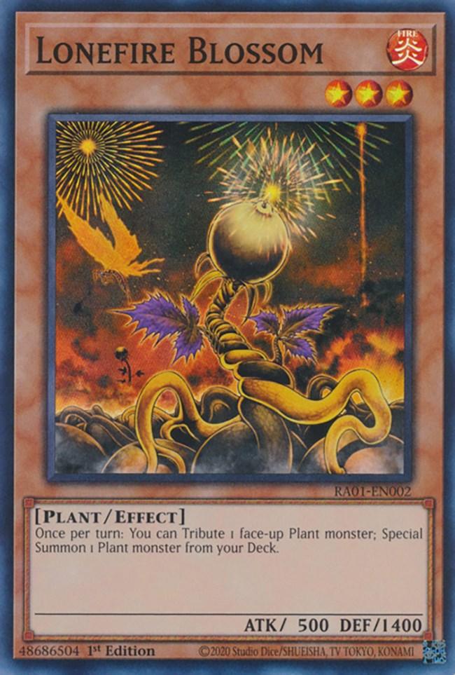 Lonefire Blossom [RA01-EN002] Super Rare (ONLINE ORDER ONLY)