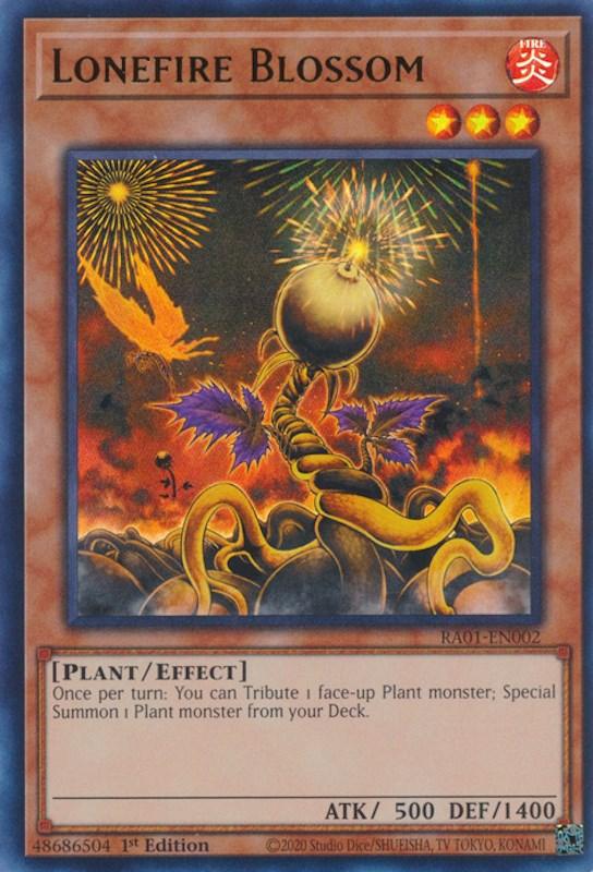 Lonefire Blossom [RA01-EN002] Ultra Rare (ONLINE ORDER ONLY)