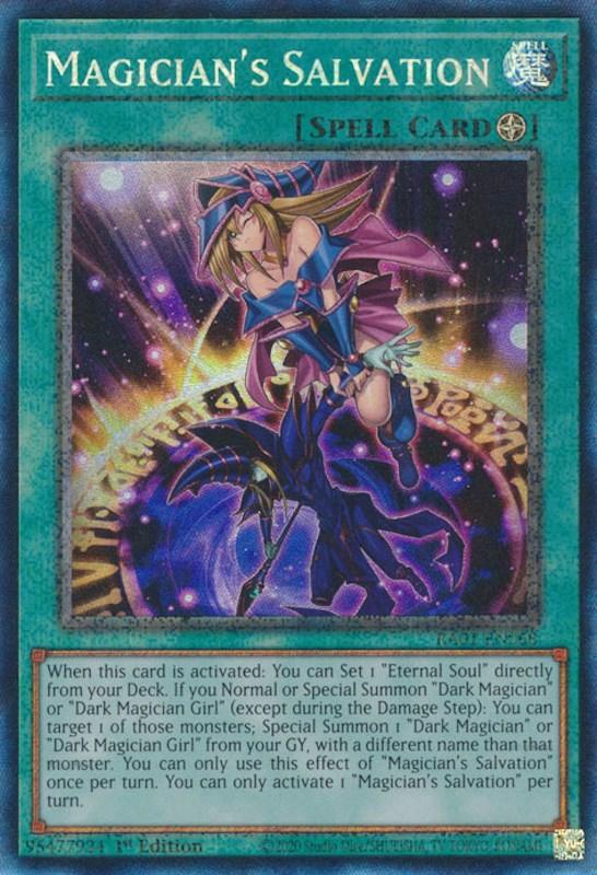 Magician's Salvation [RA01-EN068] Prismatic Collector's Rare (ONLINE ORDER ONLY)
