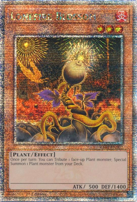 Lonefire Blossom [RA01-EN002] Quarter Century Secret Rare (ONLINE ORDER ONLY)