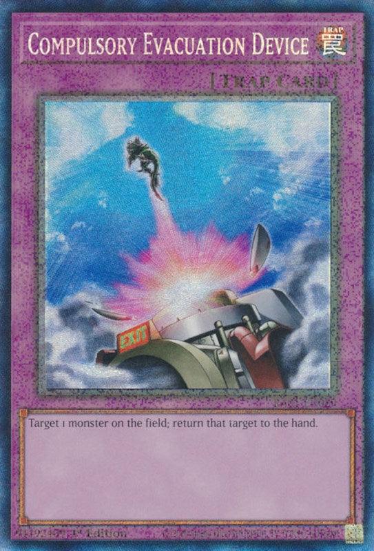Compulsory Evacuation Device [RA01-EN069] Prismatic Collector's Rare (ONLINE ORDER ONLY)