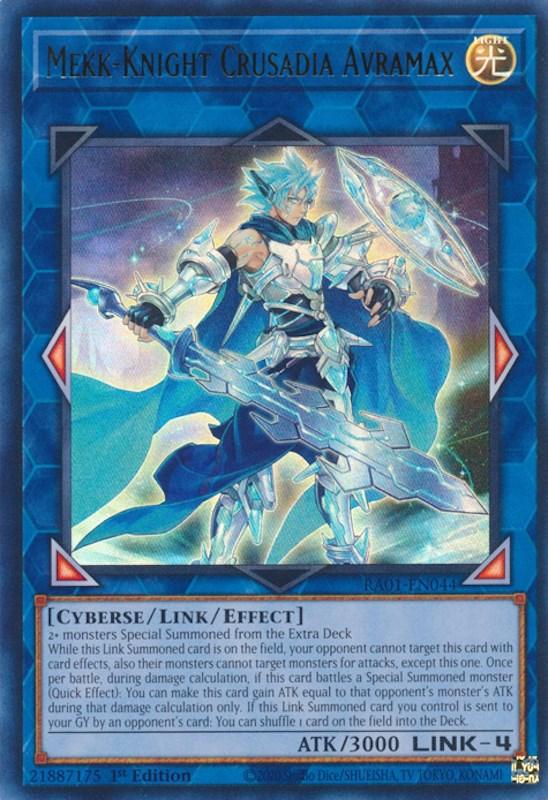 Mekk-Knight Crusadia Avramax [RA01-EN044] Ultra Rare (ONLINE ORDER ONLY)