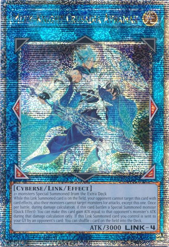 Mekk-Knight Crusadia Avramax [RA01-EN044] Quarter Century Secret Rare (ONLINE ORDER ONLY)