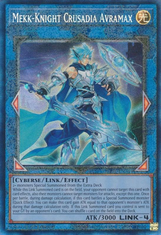 Mekk-Knight Crusadia Avramax [RA01-EN044] Prismatic Collector's Rare (ONLINE ORDER ONLY)