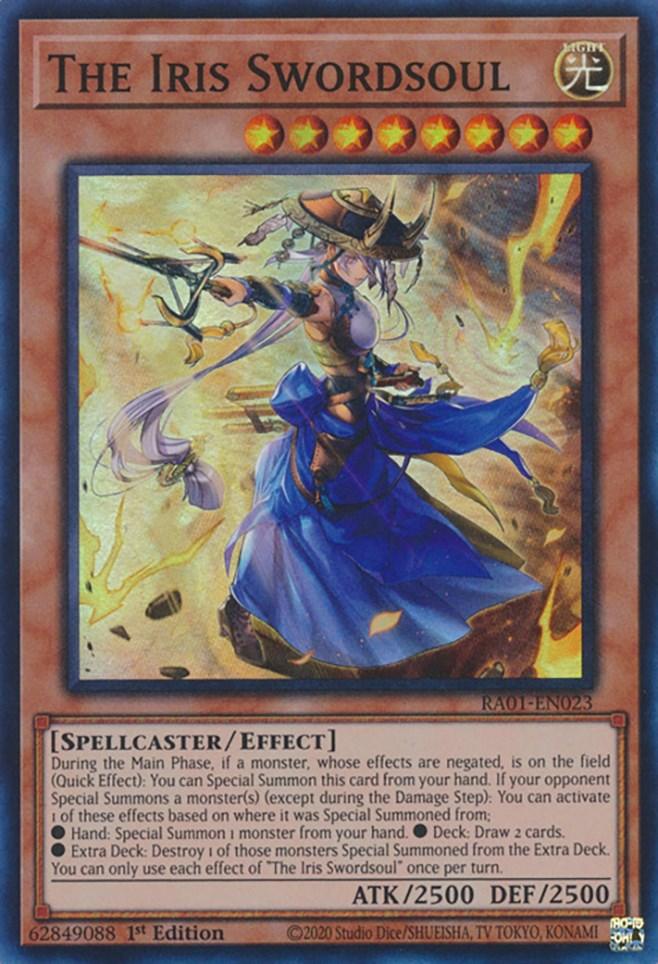 The Iris Swordsoul [RA01-EN023] Super Rare (ONLINE ORDER ONLY)