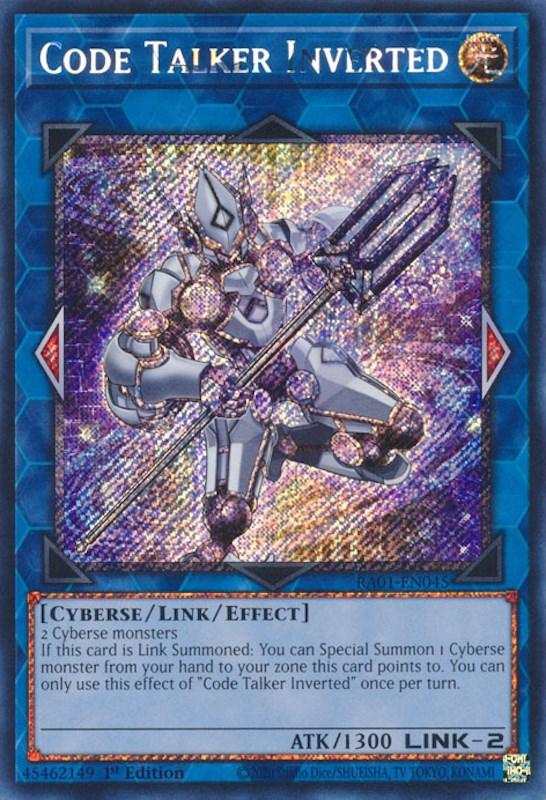 Code Talker Inverted [RA01-EN045] Platinum Secret Rare (ONLINE ORDER ONLY)
