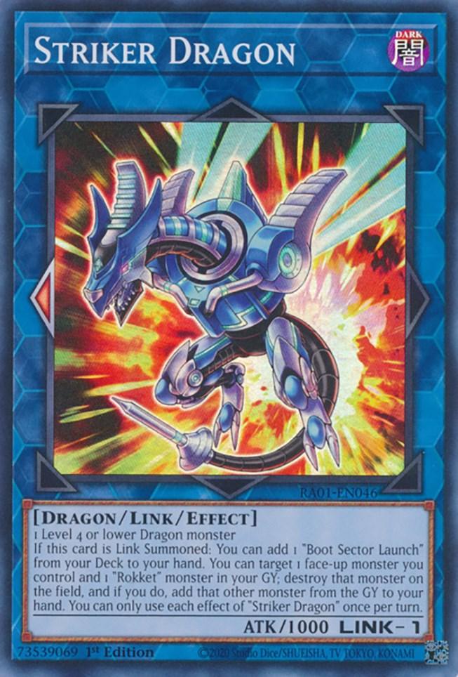 Striker Dragon [RA01-EN046] Super Rare (ONLINE ORDER ONLY)
