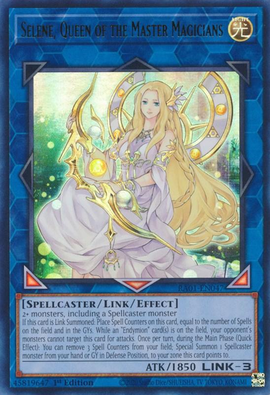 Selene, Queen of the Master Magicians [RA01-EN047] Ultra Rare (ONLINE ORDER ONLY)