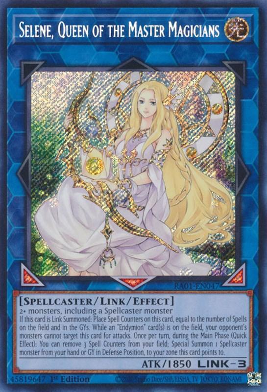 Selene, Queen of the Master Magicians [RA01-EN047] Secret Rare (ONLINE ORDER ONLY)