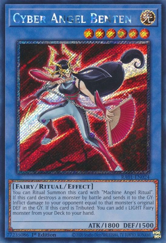Cyber Angel Benten [RA01-EN024] Platinum Secret Rare (ONLINE ORDER ONLY)