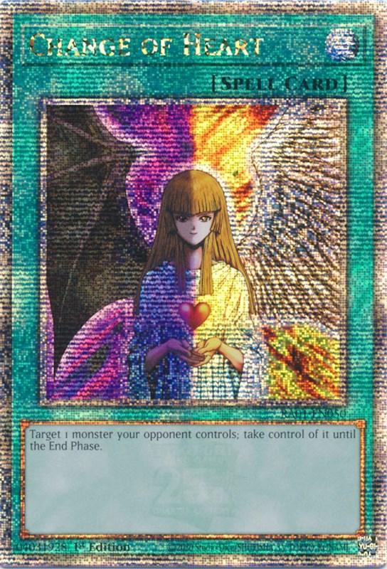 Change of Heart [RA01-EN050] Quarter Century Secret Rare (ONLINE ORDER ONLY)