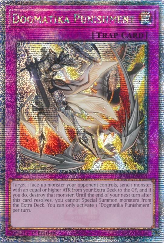 Dogmatika Punishment [RA01-EN076] Quarter Century Secret Rare (ONLINE ORDER ONLY)