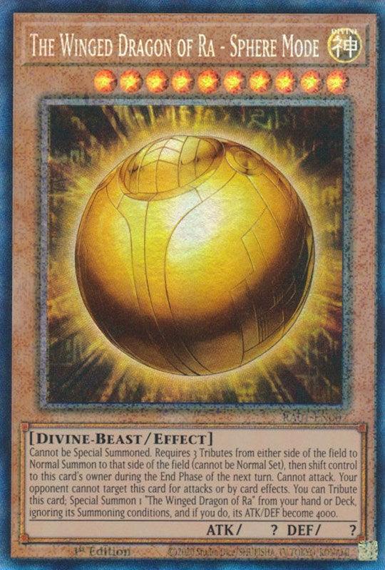 The Winged Dragon of Ra - Sphere Mode [RA01-EN007] Prismatic Collector's Rare (ONLINE ORDER ONLY)