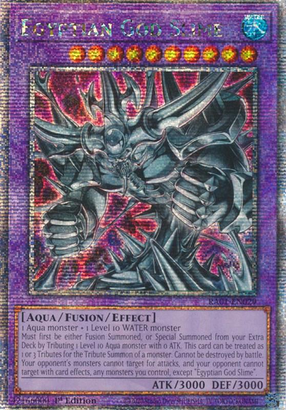 Egyptian God Slime [RA01-EN029] Quarter Century Secret Rare (ONLINE ORDER ONLY)