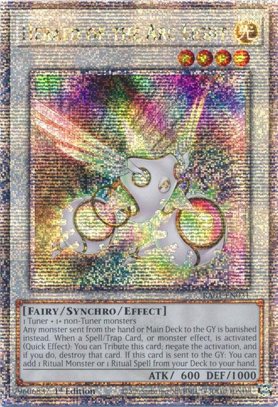 Herald of the Arc Light [RA01-EN031] Quarter Century Secret Rare (ONLINE ORDER ONLY)