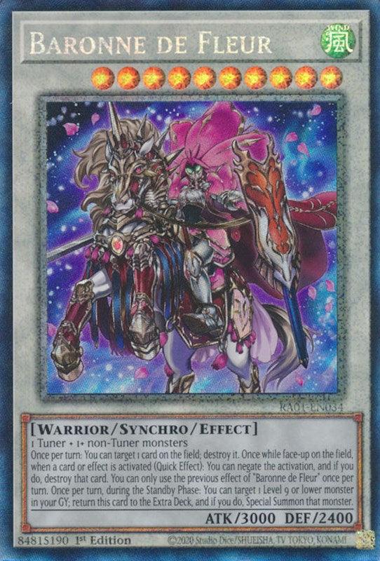 Baronne de Fleur [RA01-EN034] Prismatic Collector's Rare (ONLINE ORDER ONLY)