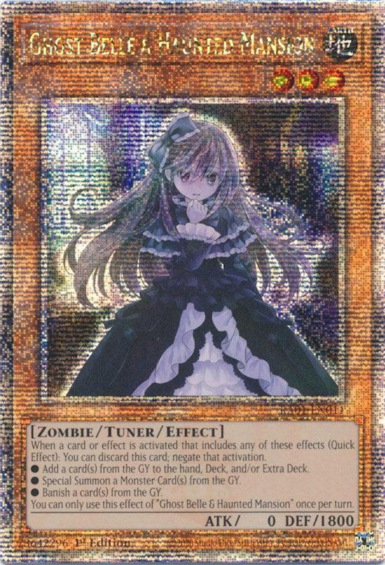 Ghost Belle & Haunted Mansion [RA01-EN011] Quarter Century Secret Rare (ONLINE ORDER ONLY)