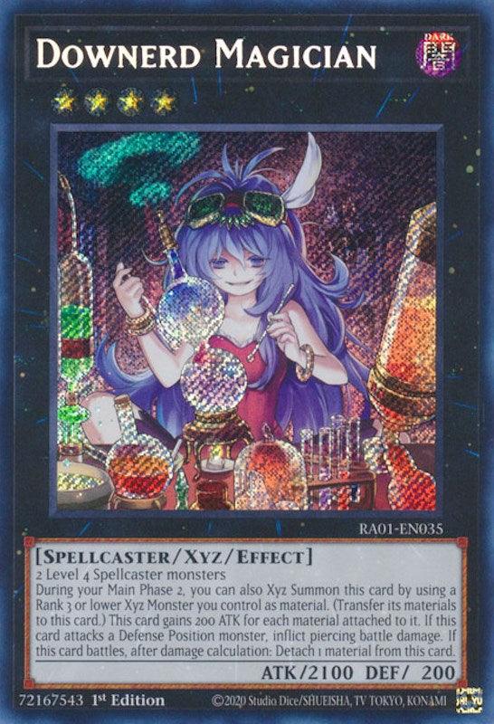 Downerd Magician [RA01-EN035] Secret Rare (ONLINE ORDER ONLY)