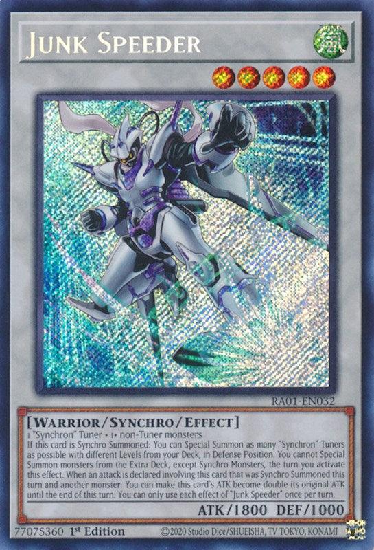 Junk Speeder [RA01-EN032] Secret Rare (ONLINE ORDER ONLY)
