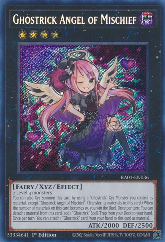 Ghostrick Angel of Mischief [RA01-EN036] Super Rare (ONLINE ORDER ONLY)