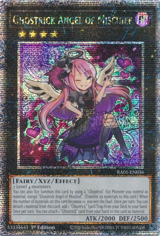 Ghostrick Angel of Mischief [RA01-EN036] Quarter Century Secret Rare (ONLINE ORDER ONLY)
