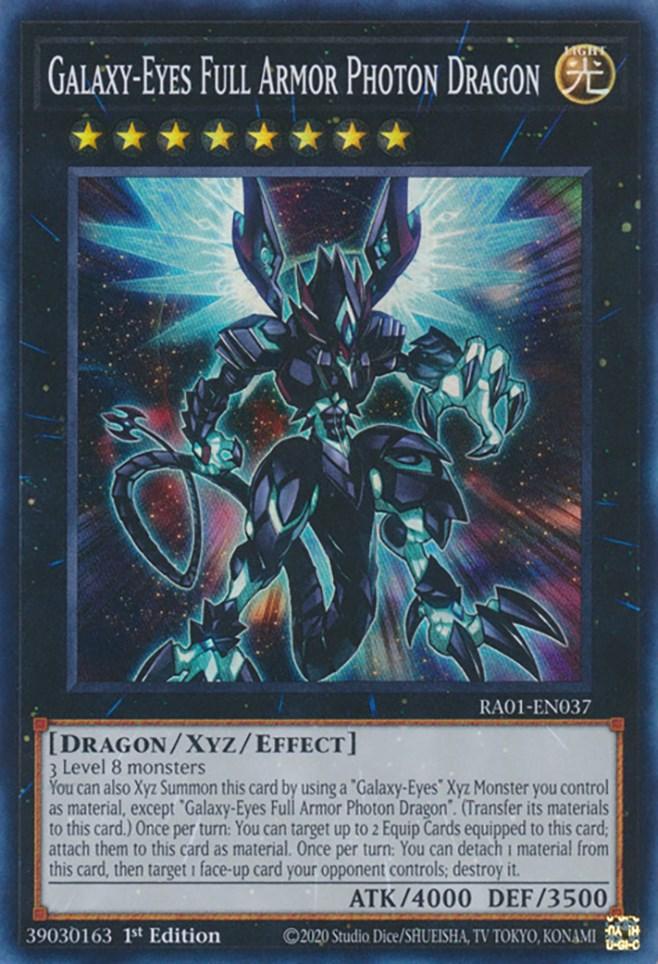 Galaxy-Eyes Full Armor Photon Dragon [RA01-EN037] Super Rare (ONLINE ORDER ONLY)