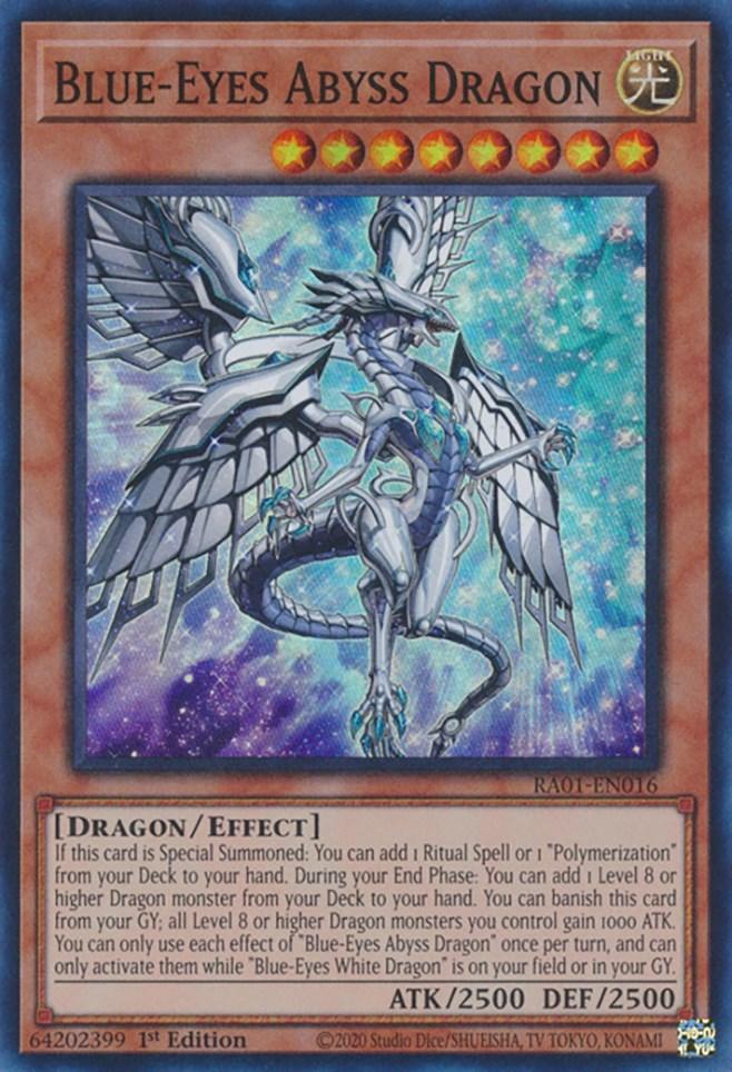 Blue-Eyes Abyss Dragon [RA01-EN016] Super Rare (ONLINE ORDER ONLY)