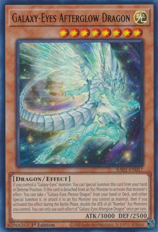 Galaxy-Eyes Afterglow Dragon [RA01-EN017] Ultra Rare (ONLINE ORDER ONLY)
